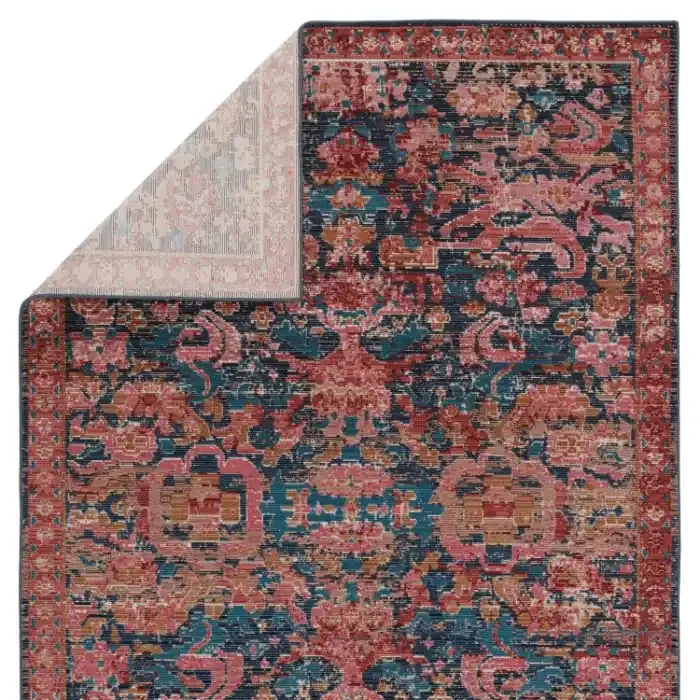 Vibe by Jaipur Living Maven Indoor/ Outdoor Oriental Pink/ Blue Area Rug (SWOON – SWO05)