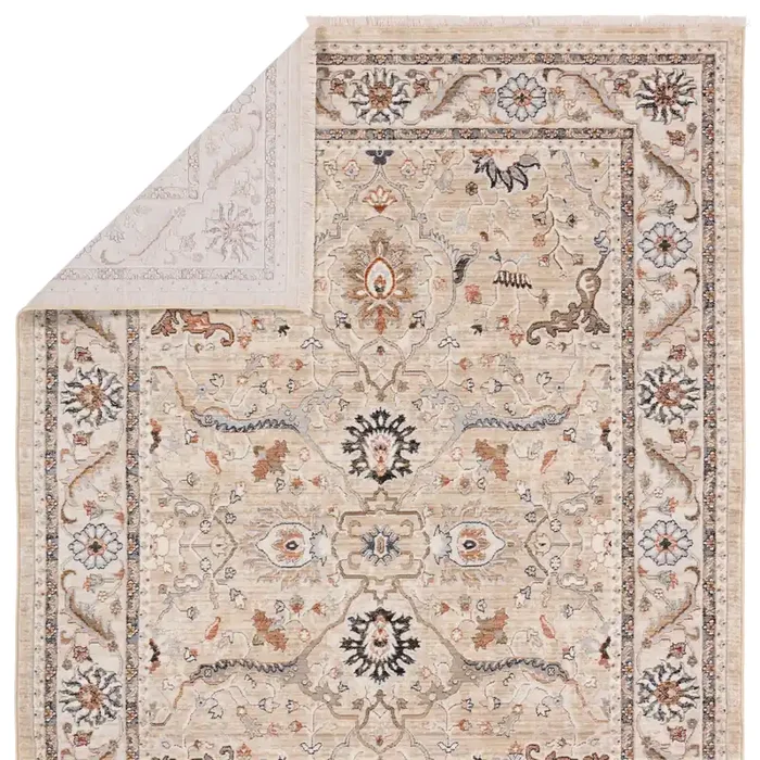 Vibe by Jaipur Living Romano Medallion Beige/ Orange Area Rug (ZEFIRA – ZFA19)