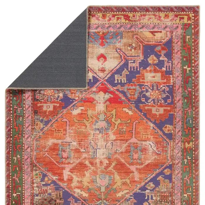 Vibe by Jaipur Living Sancho Medallion Orange/Purple Area Rug (GARCIA – GAR02)