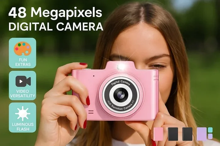 Vibrant 48 Megapixels Dual Digital Camera