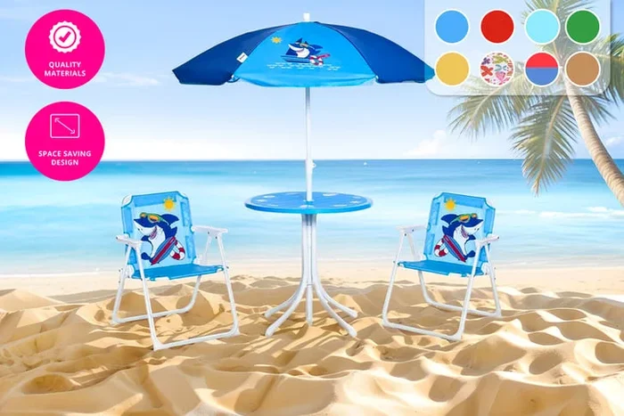 Vibrant Kids 4pc Garden Furniture Set – Choose from 8 Delightful Designs