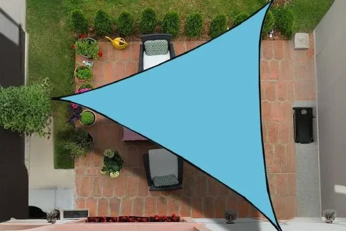 Vibrant Triangle Outdoor Garden Canopy – Your Ultimate Shade Solution!