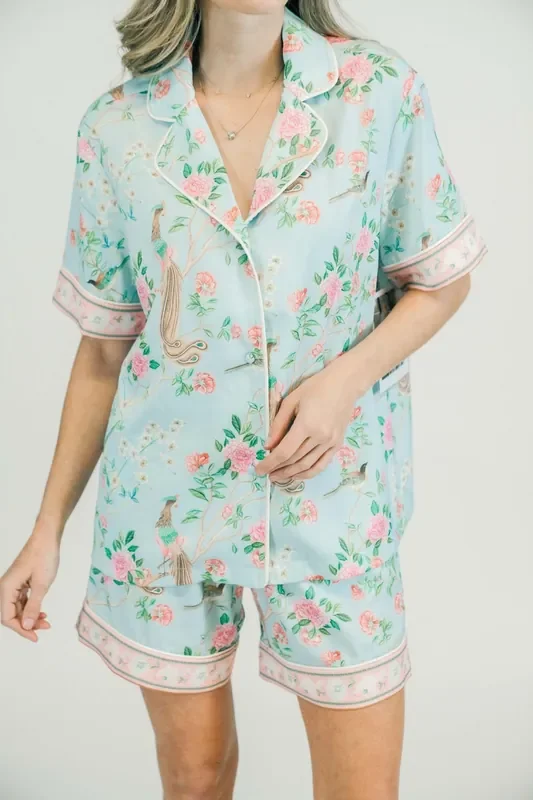 Victoria Dunn- Celine Short PJ Set- Bernadette