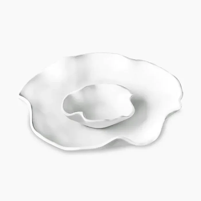 Vida Nube Bowl with Dip White – Beatriz Ball
