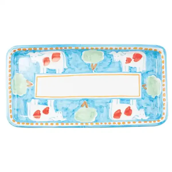 Vietri Campagna Mucca Rectangular Platter