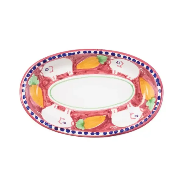 Vietri Campagna Porco Oval Tray