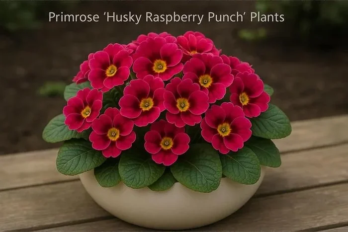 Vigorous F1 Primrose ‘Husky Raspberry Punch’ Plug Plants for Spring Colour