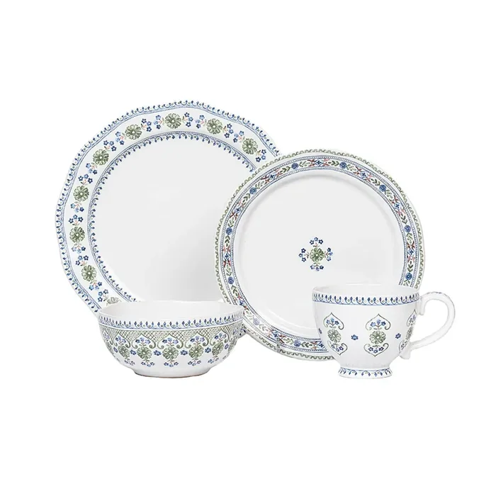 Villa Seville 4pc Place Setting – Chambray