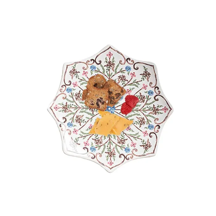 Villa Seville Scalloped Side/Cocktail Plate Set/4 – Chambray