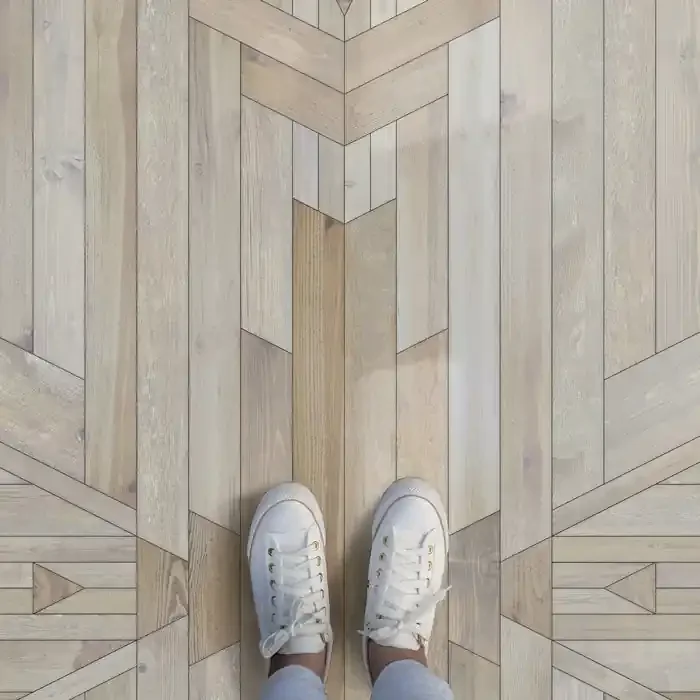 Vintage Vinyl Floorcloth Mats (Norwegian – Native – Breath Of The Breeze)