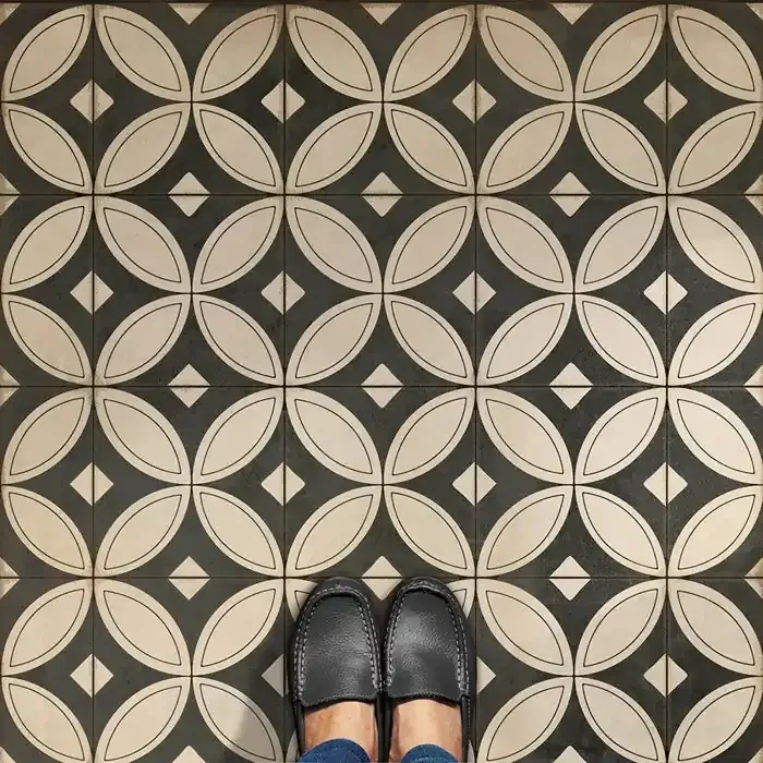 Vintage Vinyl Floorcloth Mats (Pattern 70 Holy Night)