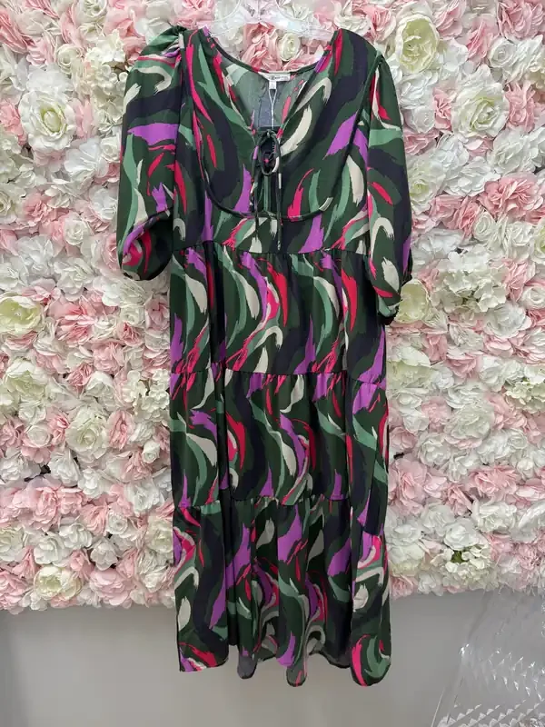 Vivey Dress • Go With The Flow Olive