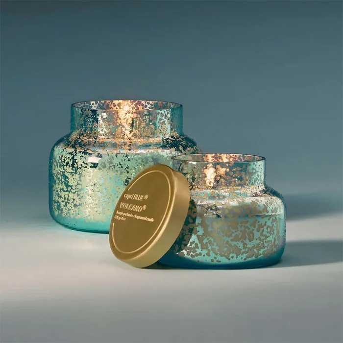 Volcano Aqua Opaline Petite Jar Capri Blue