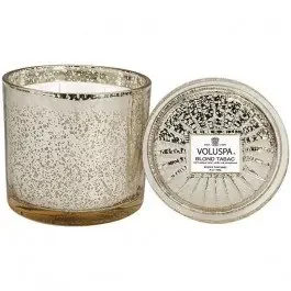 Voluspa – Blond Tabac 3 Wick Grande Candle