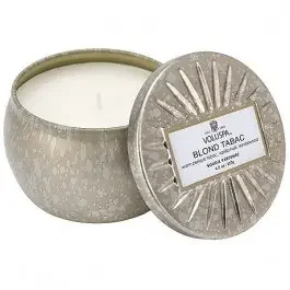 Voluspa – Blond Tabac Mini Tin Candle