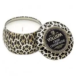 Voluspa – Crisp Champagne Mini Tin Candle