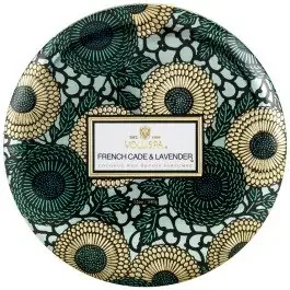 Voluspa – French Cade & Lavender 3 Wick Tin Candle