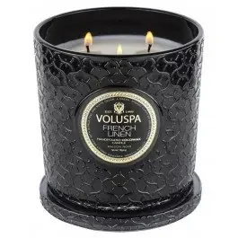 Voluspa – French Linen Luxe Candle