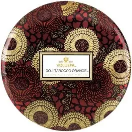 Voluspa – Goji & Tarocco Orange 3 Wick Tin Candle