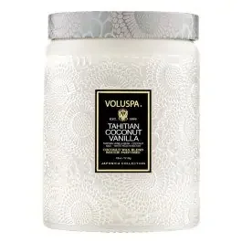 Voluspa – Tahitian Coconut Vanilla Large Jar Candle