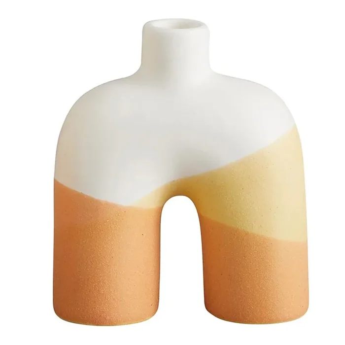 Warm Colors Aesthetic Abstract Pot Decorative Vase 2.5″ x 6″