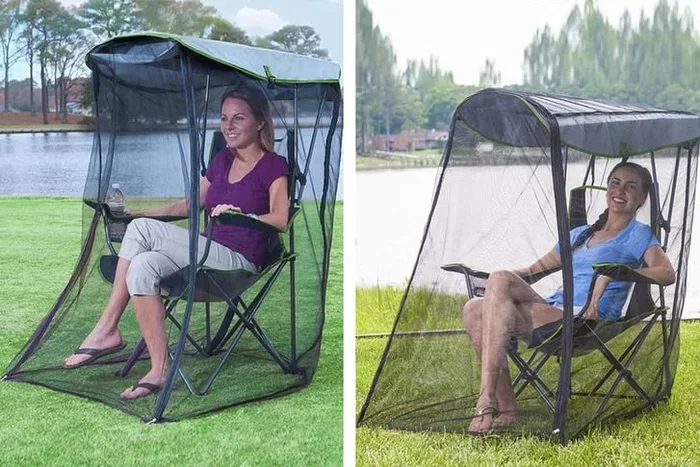 Waterproof Outdoor Mosquito Net Cover with Optional Chair – Foldable, UV-Resistant