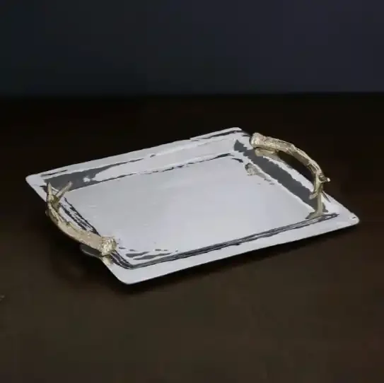 Western Antler Emerson Large Tray with Gold Handles – Beatriz Ball