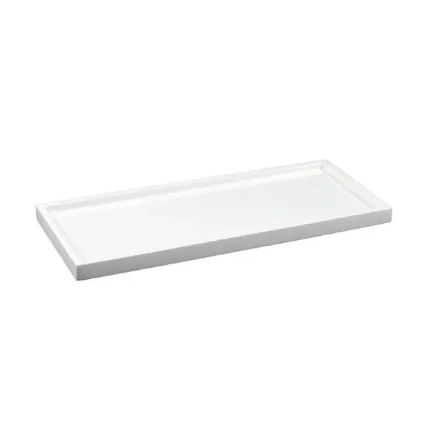 White Lacquer Long Vanity Tray