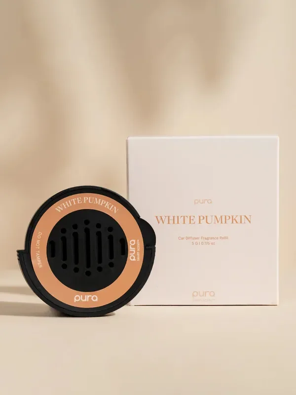 White Pumpkin Car Pura Refill