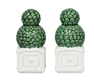 Whitewash Berry & Thread Topiary Salt and Pepper Set – Juliska