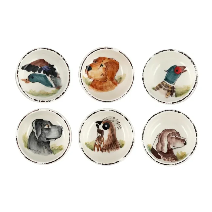 Wildlife Assorted Condiment Set of 6