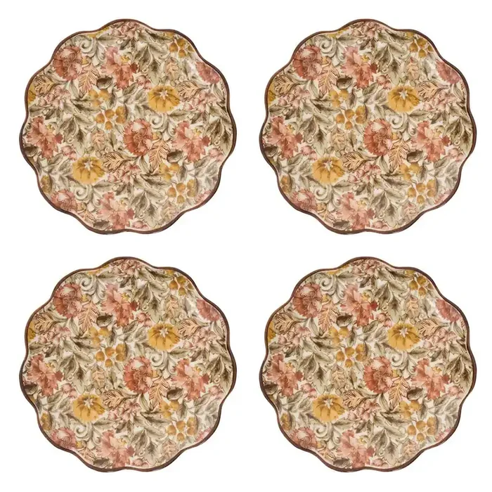 Willa Cocktail Plate Set/4 – Amber – Juliska