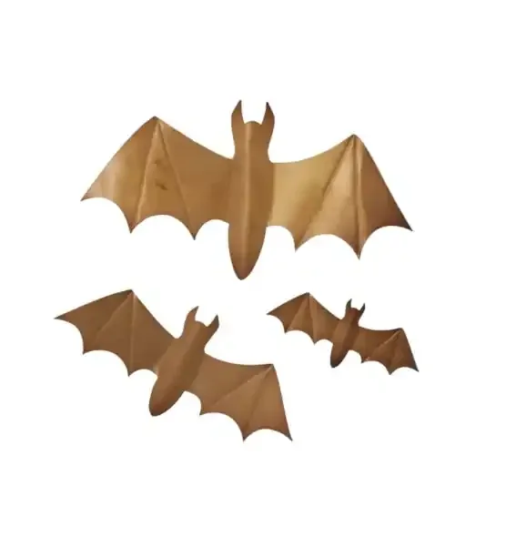 Winged Bat Wall Decor- Set of 3