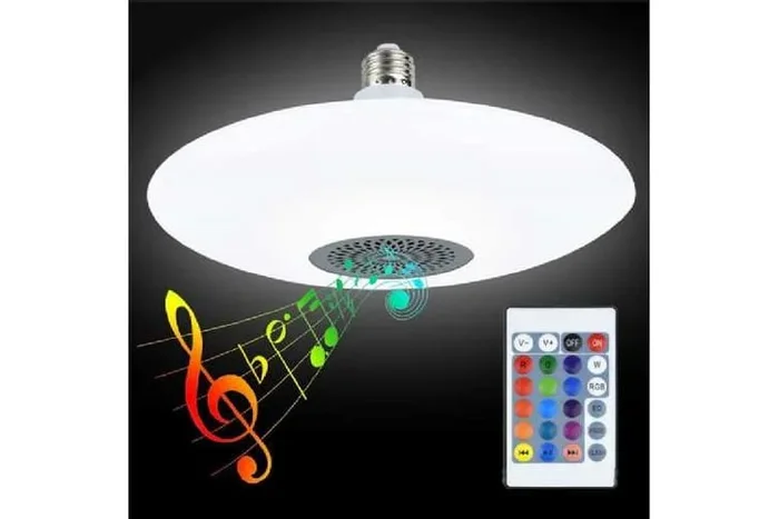 Wireless Bluetooth Ceiling Speaker Light with Remote & Music Playback