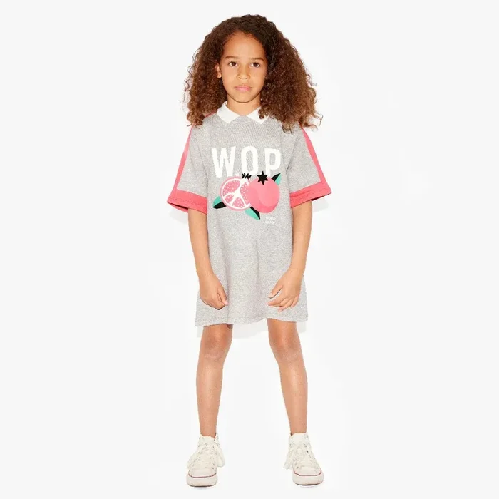 World Of Pop Pomegranate print polo dress