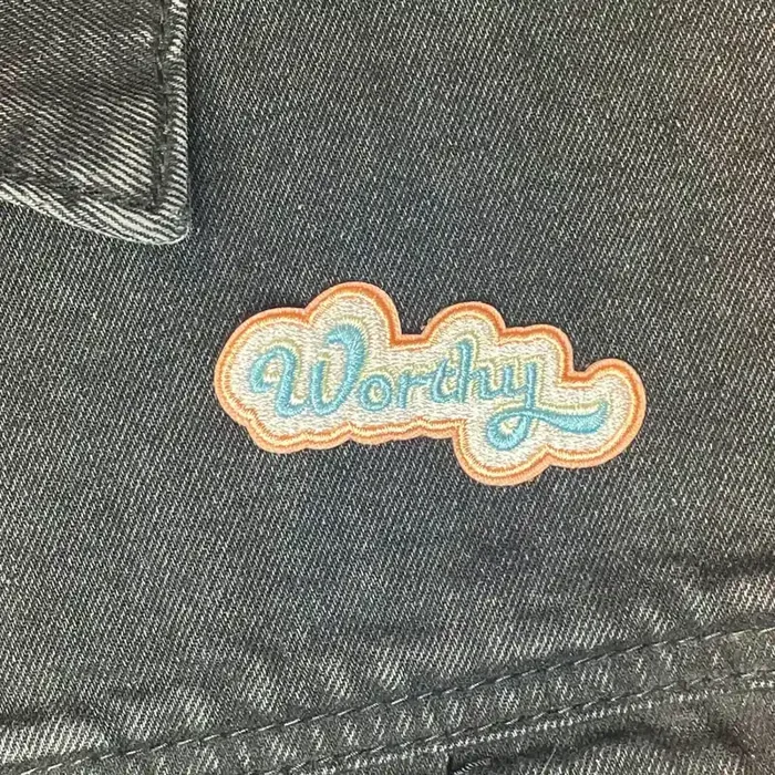 Worthy Embroidered Iron-On Patch Heat-seal Patches Accessories