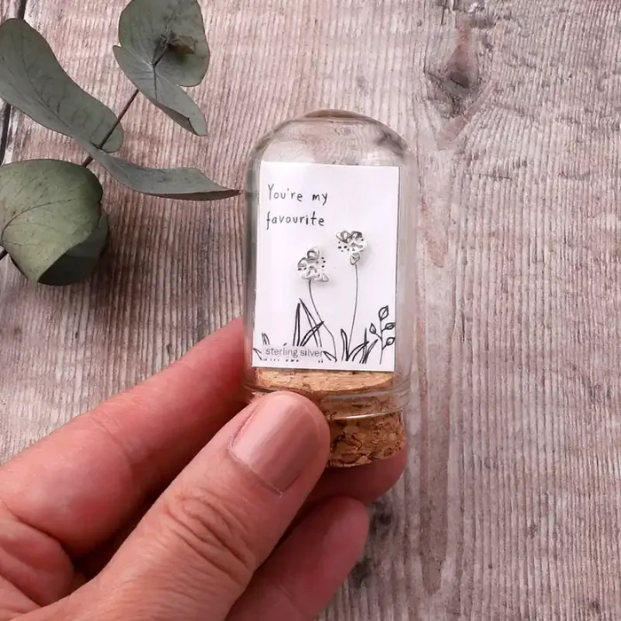 ‘You‘re my favorite ‘ small butterfly silver