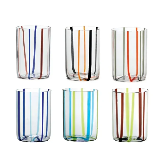 Zafferano Tirache Tumblers, Set of 6
