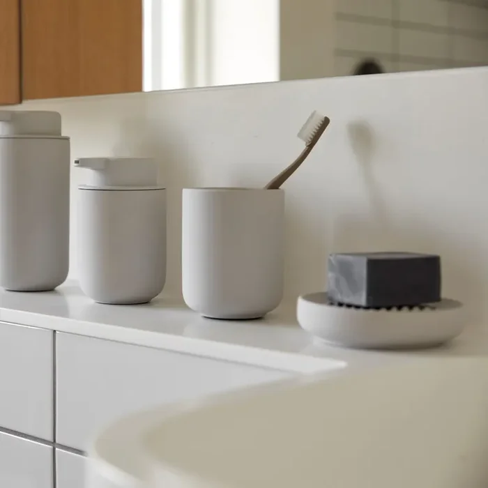 Zone Denmark Ume Soap Dispenser & Toothbrush Mug Set