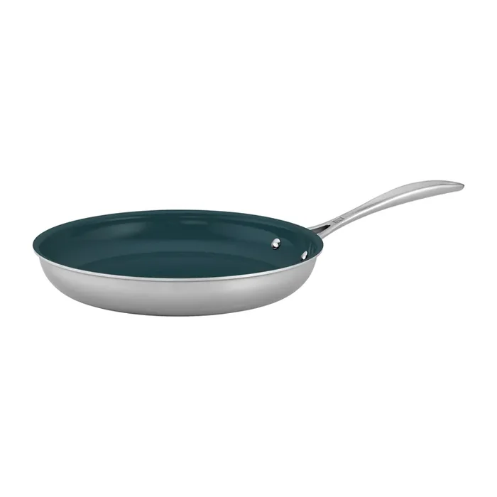 Zwilling Clad CFX Stainless Steel Ceramic Nonstick 10″ Fry Pan