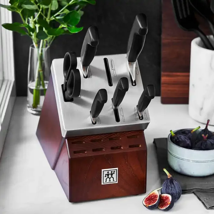 Zwilling Four Star 7-Piece Self-Sharpening Knife Block Set