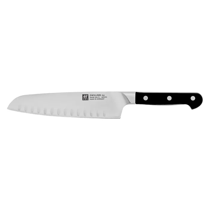 Zwilling Pro 7″ Slim Hollow Edge Santoku Knife