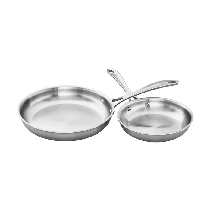 Zwilling Spirit 3-ply 2-Piece Stainless Steel Fry Pan Set